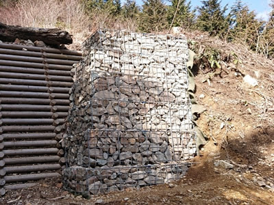 釜ヶ峰山山腹工事