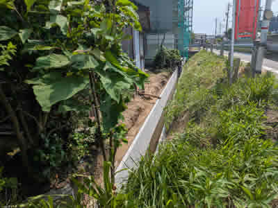 阿尾地区排水路改修工事