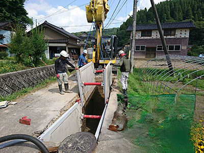 国災6年第198号下水道災害復旧（12工区その3）工事